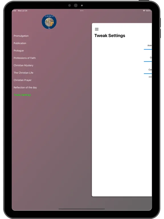 Zrzuty ekranu Catechism of the Catholic iPad 