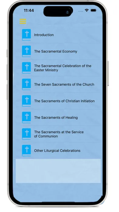 Zrzuty ekranu Catechism of the Catholic