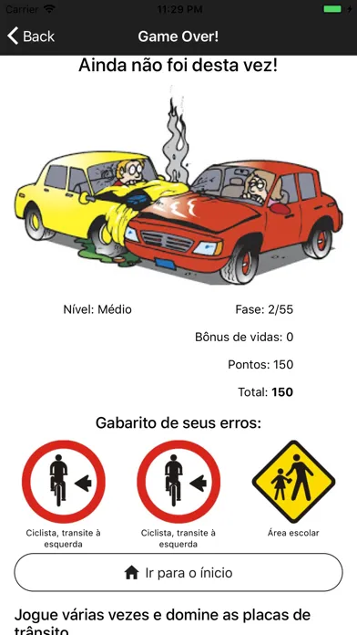 Jogo das Placas de Trânsito应用截图