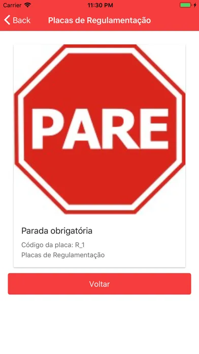 Jogo das Placas de Trânsito应用截图