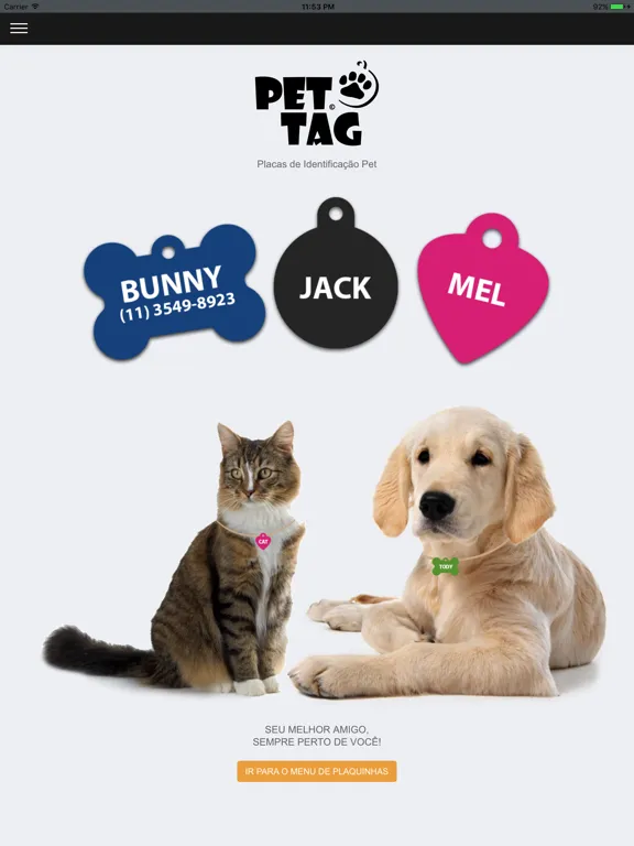 Pet Tag iPad 應用截圖