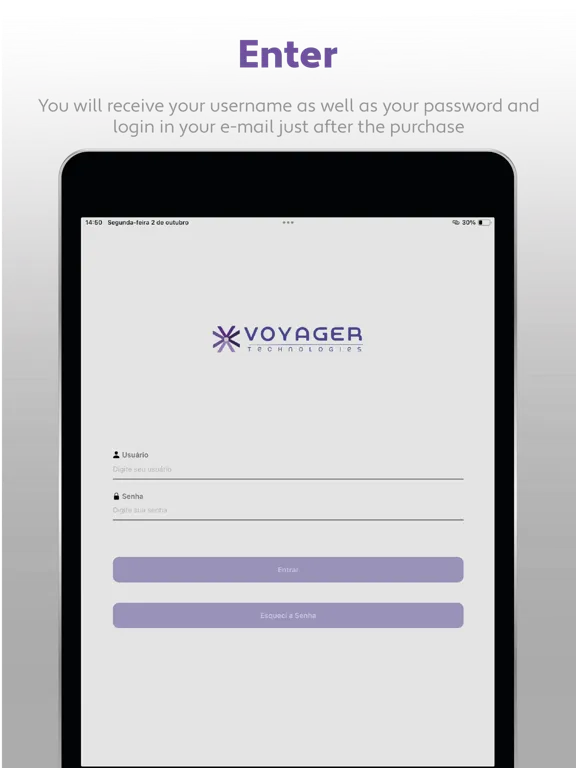 Voyager Connect iPad  Screenshots