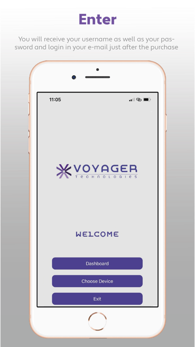 ภาพหน้าจอของ Voyager Connect