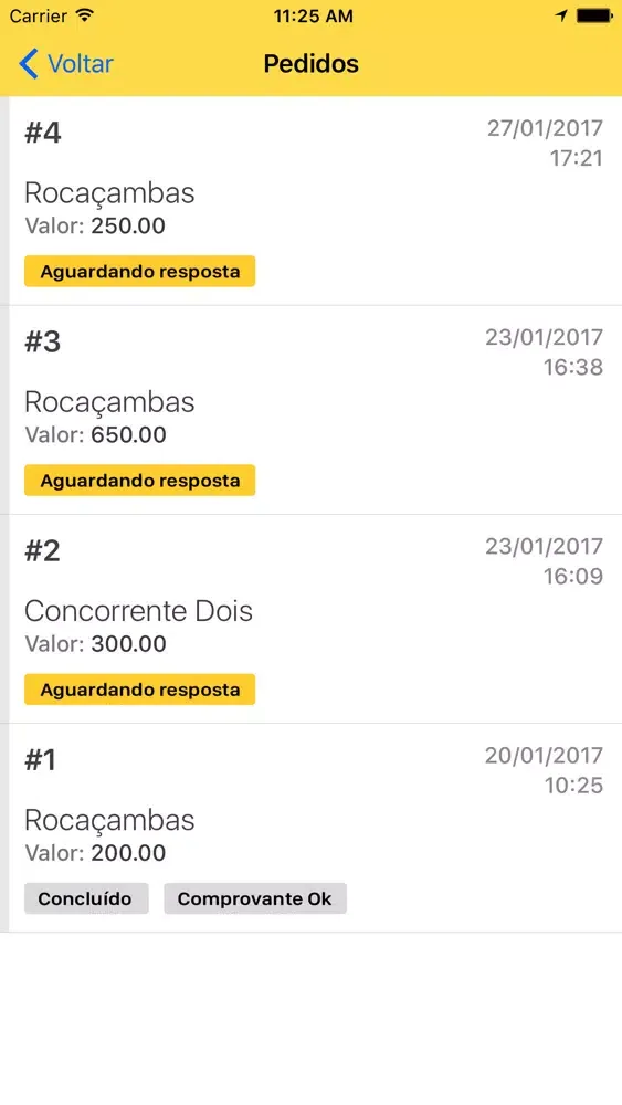 Capturas de pantalla de Contrate Aqui