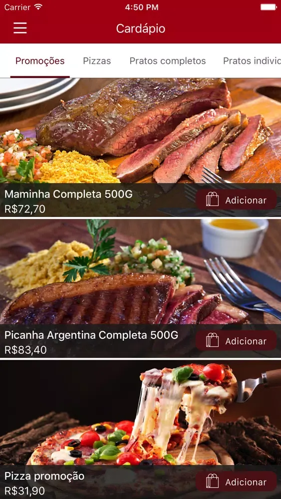 Zrzuty ekranu Portal da Picanha