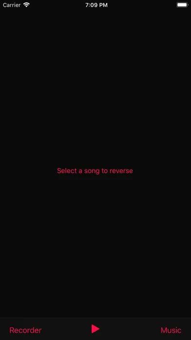 Reverse Music Player স্ক্রিনশট