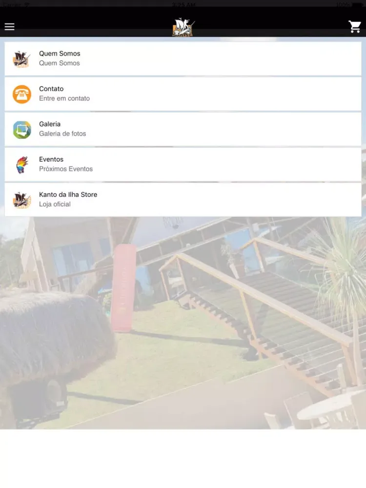 Tangkapan layar Kanto da Ilha iPad 