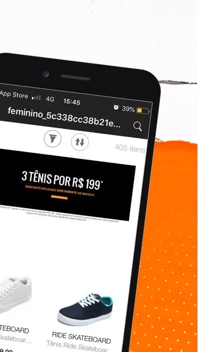 Tangkapan skrin Kanui: Ofertas Sportwear