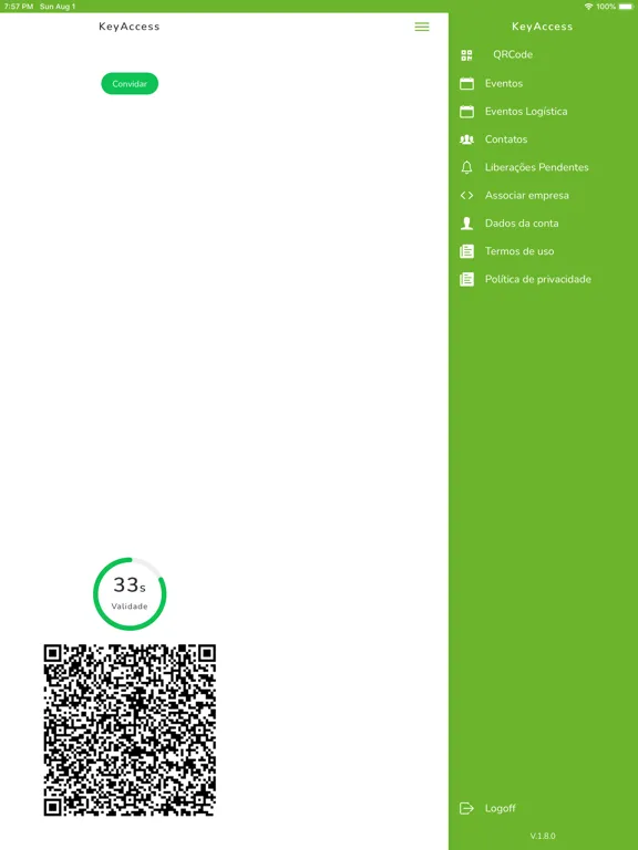 KeyAccess Pass iPad  स्क्रीनशॉट