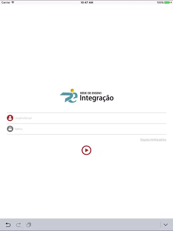 Capturas de pantalla de Rede de ensino Integração iPad 