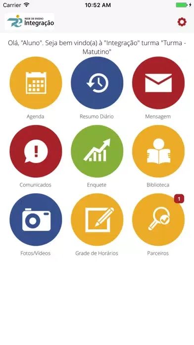 Capturas de pantalla de Rede de ensino Integração