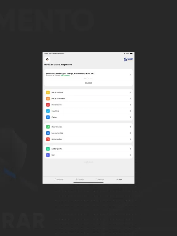Cohab Premium Imobiliária iPad  स्क्रीनशॉट