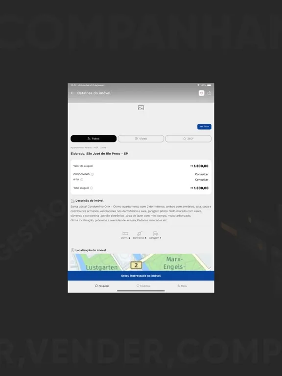 Скриншоты Locabens Imóveis iPad 