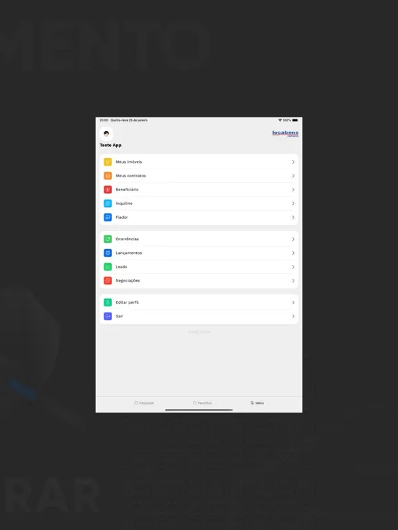 Скриншоты Locabens Imóveis iPad 