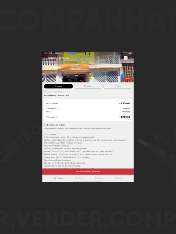 Скриншоты Imobiliária Nunes Imóveis iPad 