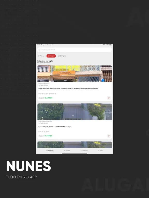 Скриншоты Imobiliária Nunes Imóveis iPad 