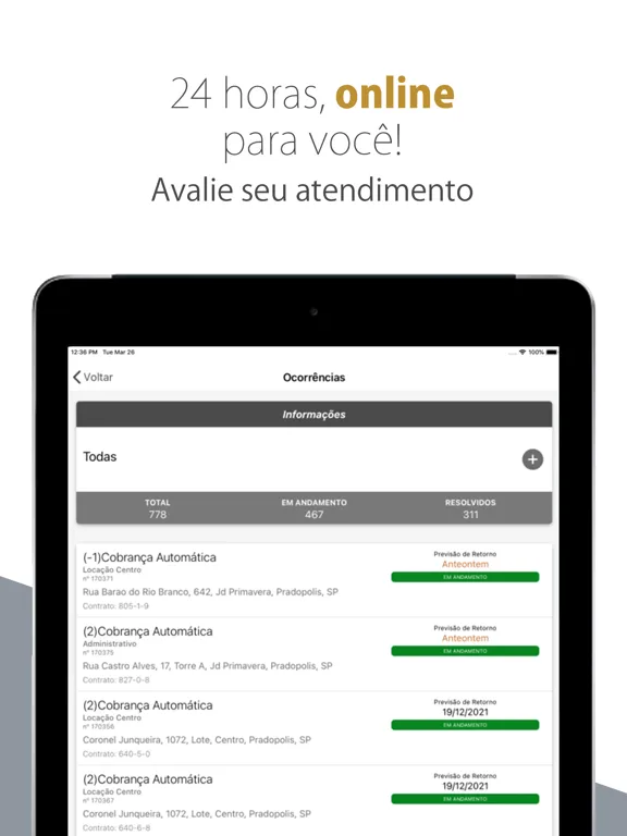 Triunfo Negócios Imobiliários iPad  স্ক্রিনশট