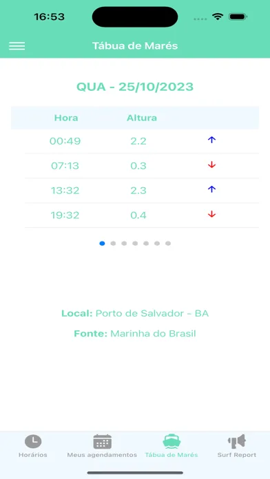 Capturas de tela do Nay Surf Club App
