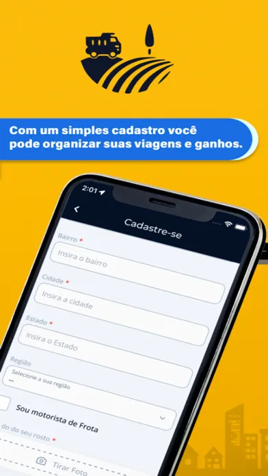Captures d'écran de LandApp Motorista