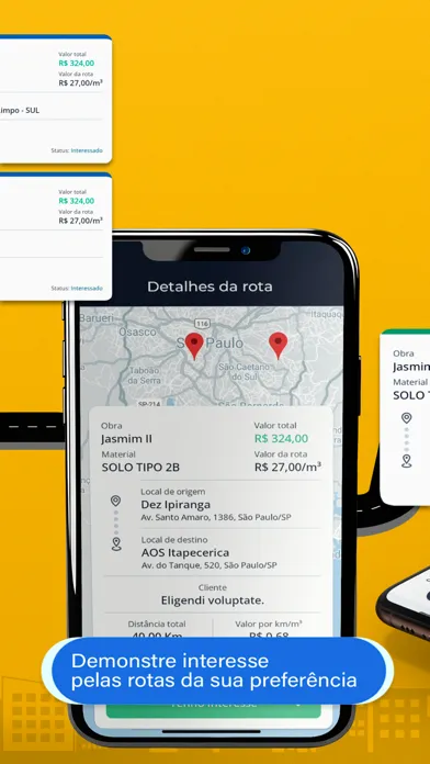 Captures d'écran de LandApp Motorista