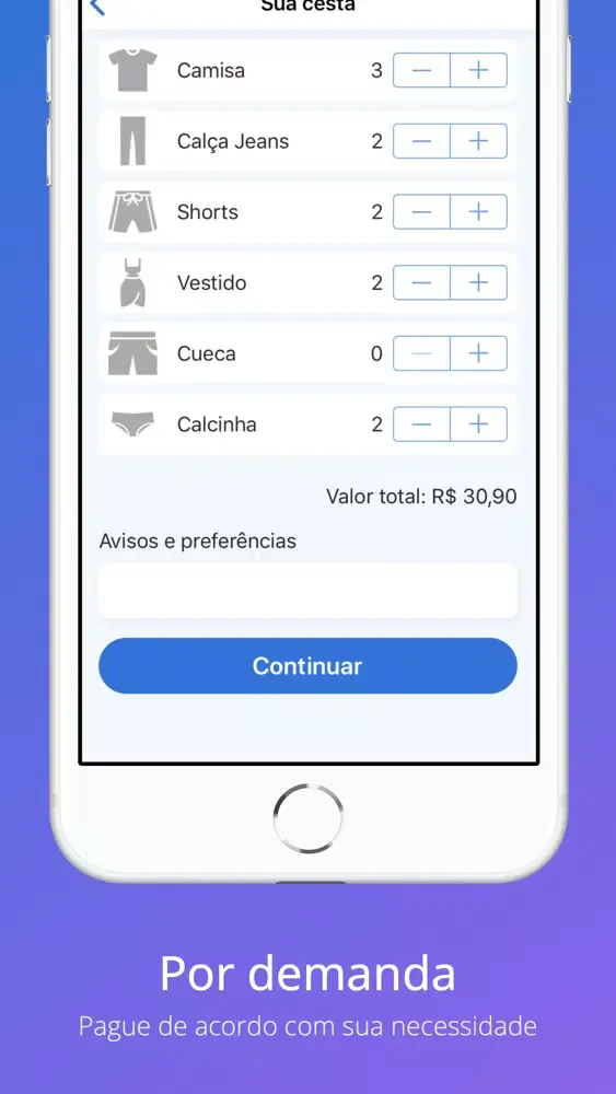 Capturas de pantalla de Clin - Lavagem de roupas