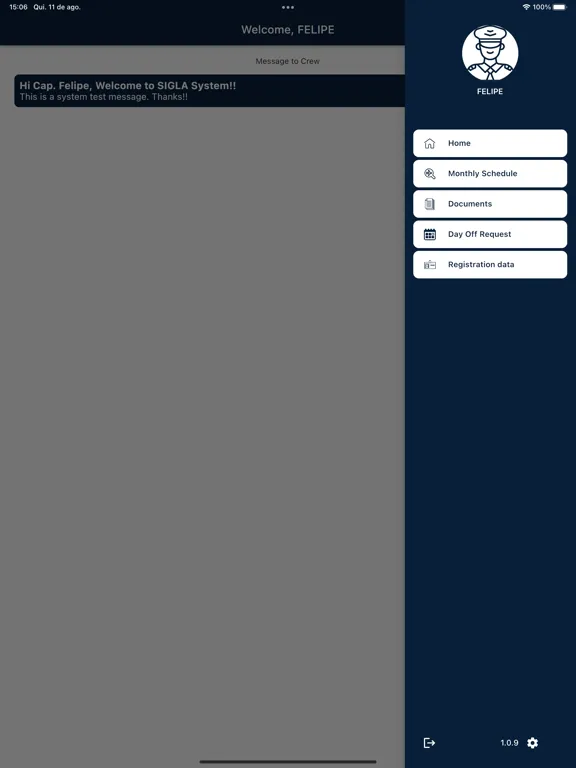 SIGLA Crew iPad  Screenshots