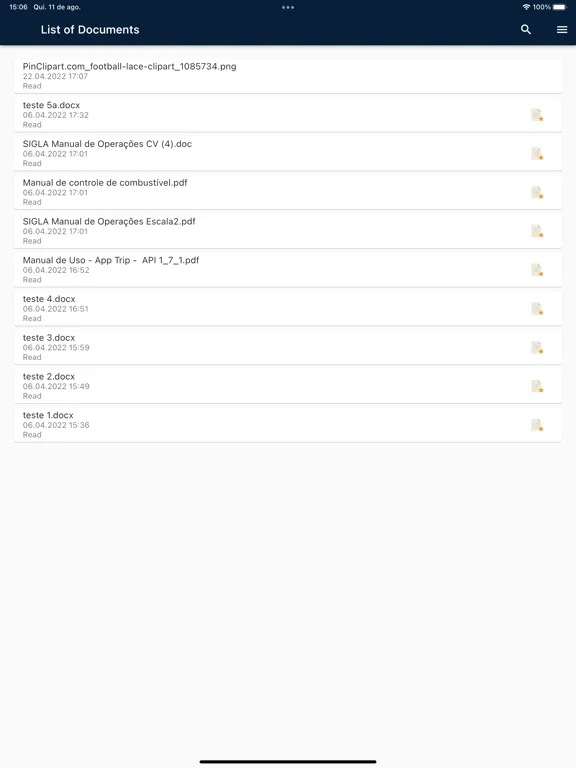 SIGLA Crew iPad  Screenshots