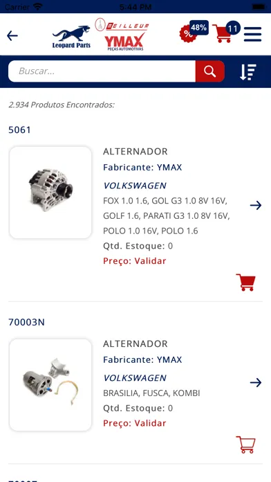 Capturas de pantalla de Leopard Parts RJ - Ymax