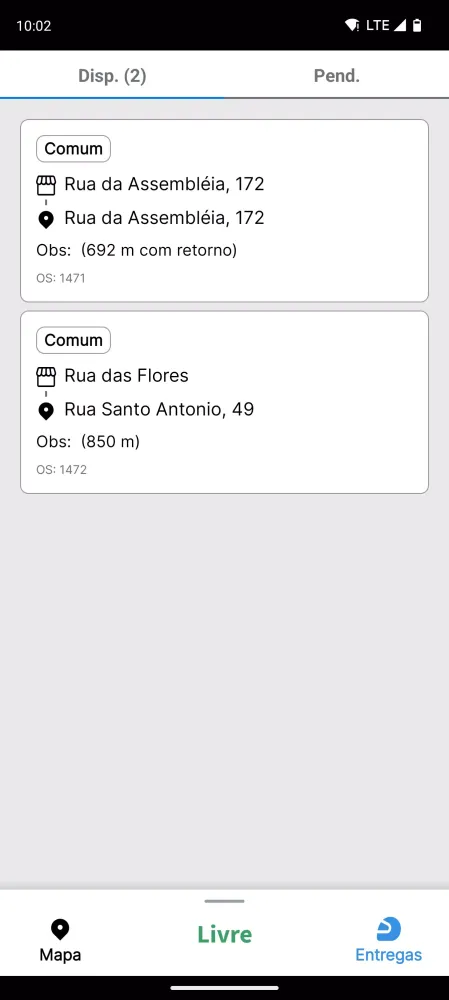 Let's! Express - Motorista Screenshots