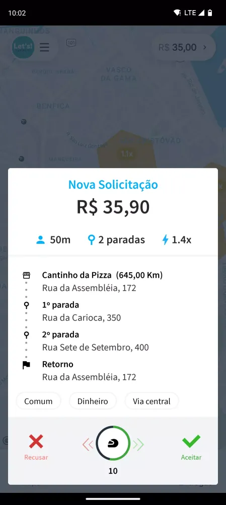 Let's! Express - Motorista Screenshots