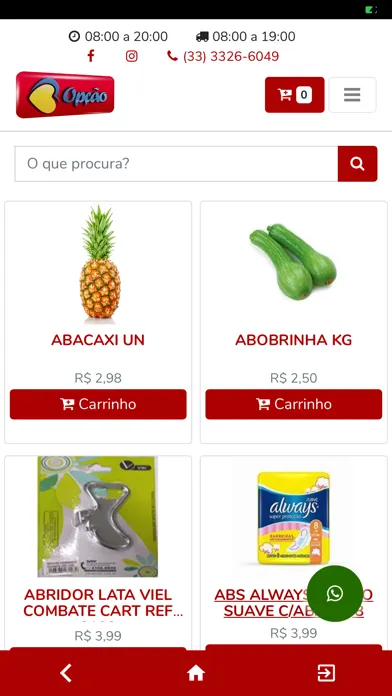 Capturas de pantalla de Supermercado Boa Opção - Loji