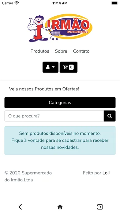 Screenshot di Irmão Supermercados - Loji