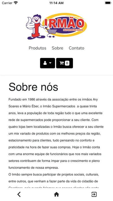 Screenshot di Irmão Supermercados - Loji