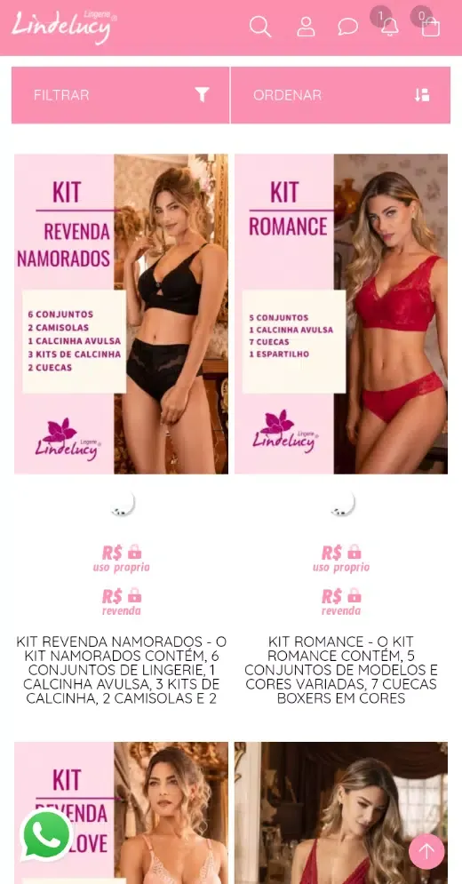 Lindelucy Lingerie Screenshots