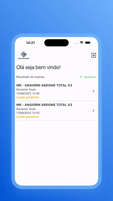 LLR Resultados de Exames应用截图