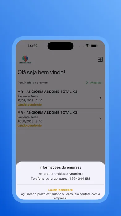 LLR Resultados de Exames应用截图
