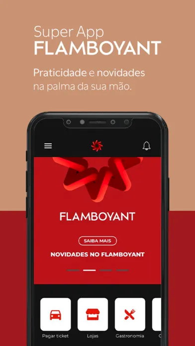 Capturas de tela do Flamboyant