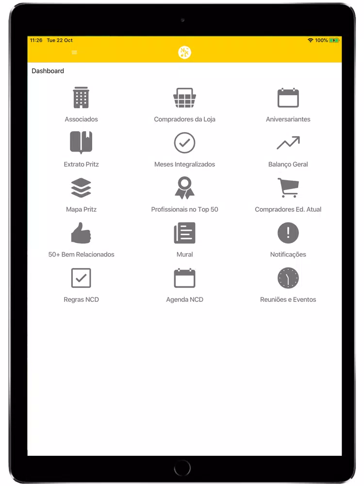 NCD App iPad  سکرین شاٹس