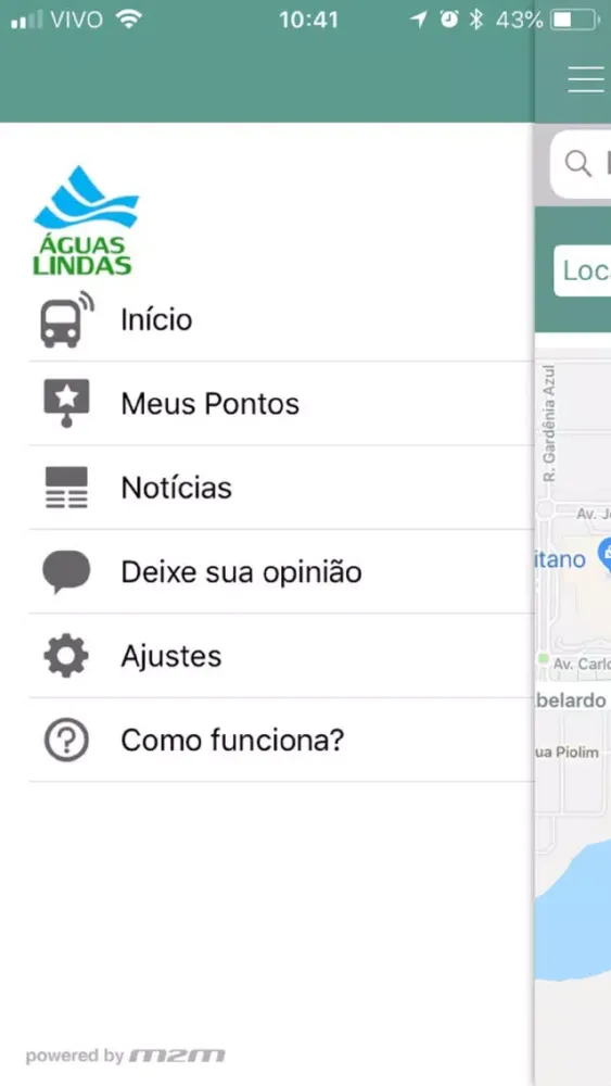 Ảnh chụp màn hình của Meu Ônibus Aguas Lindas
