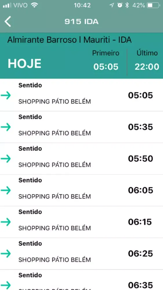 Ảnh chụp màn hình của Meu Ônibus Aguas Lindas