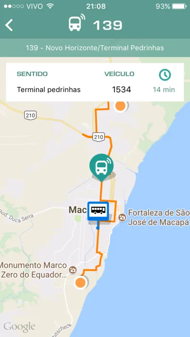 Meu Ônibus Macapá سکرین شاٹس