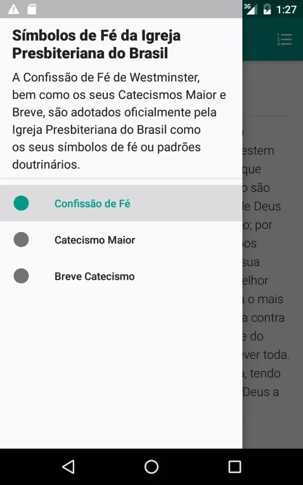 تصاویر Símbolos de Fé - IPB