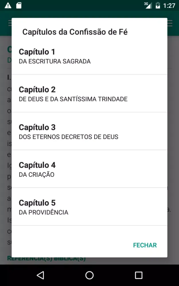 تصاویر Símbolos de Fé - IPB