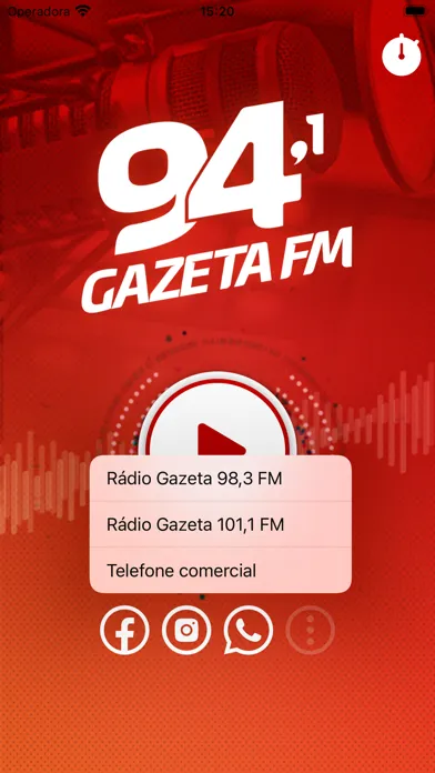 Captures d'écran de Radio Gazeta 94,1 FM