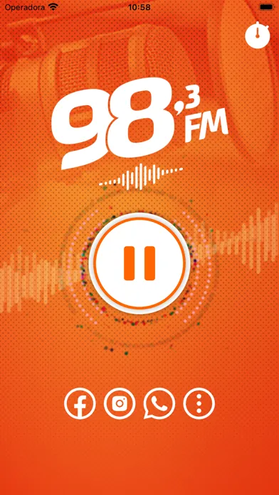 Captures d'écran de Radio 98,3 FM