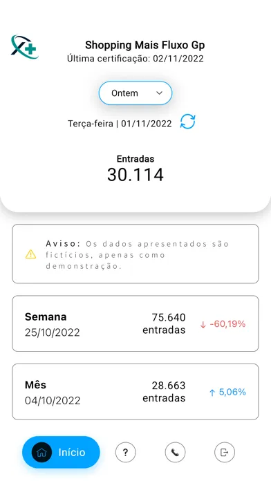 Zrzuty ekranu Mais Fluxo