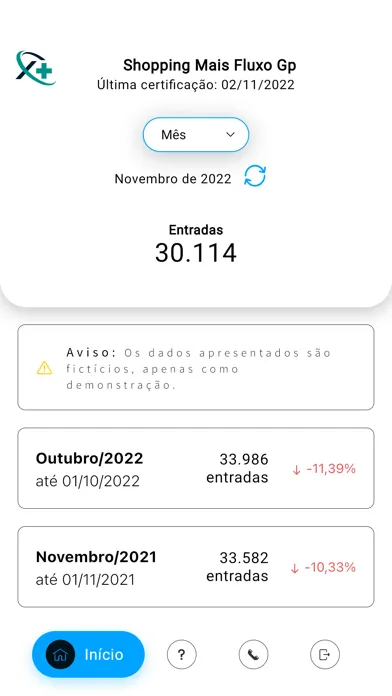 Zrzuty ekranu Mais Fluxo