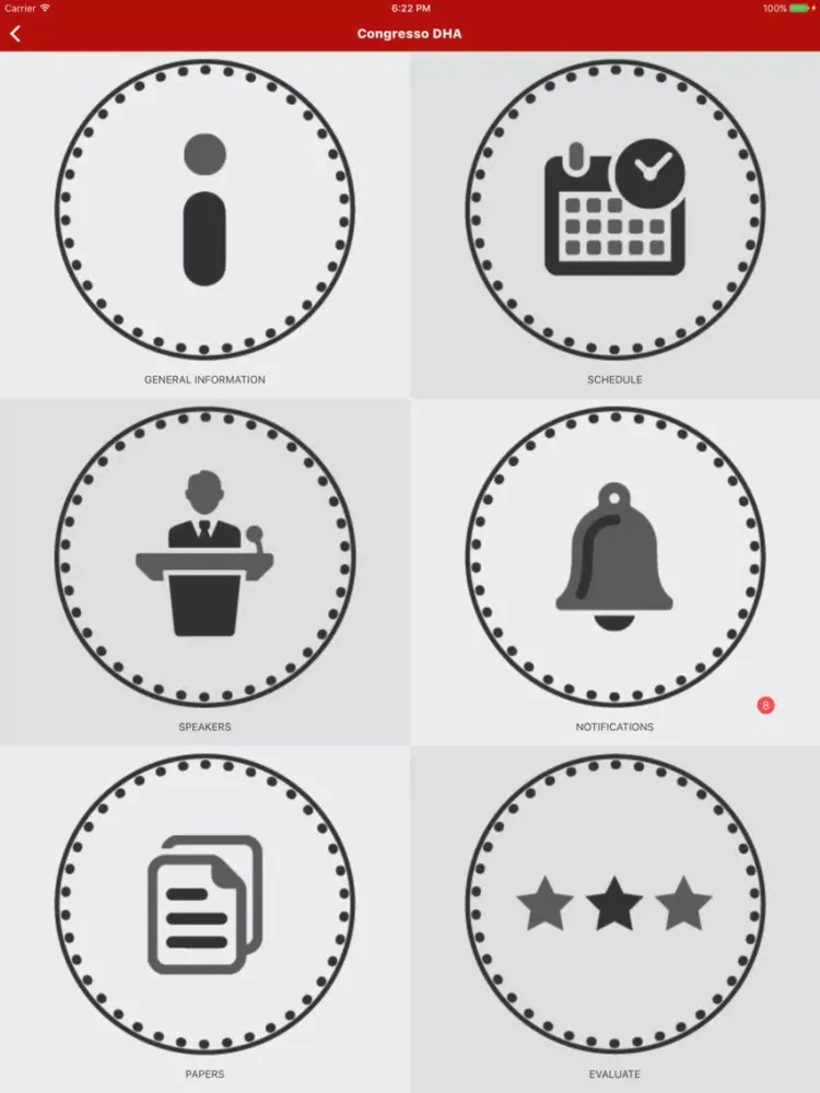 Congresso DHA iPad  スクリーンショット