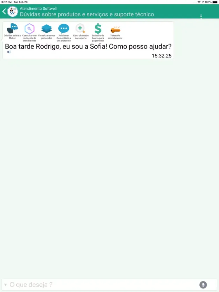 Capturas de pantalla de Sofia - Assistente Virtual iPad 