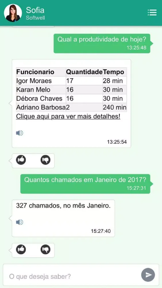 Capturas de pantalla de Sofia - Assistente Virtual